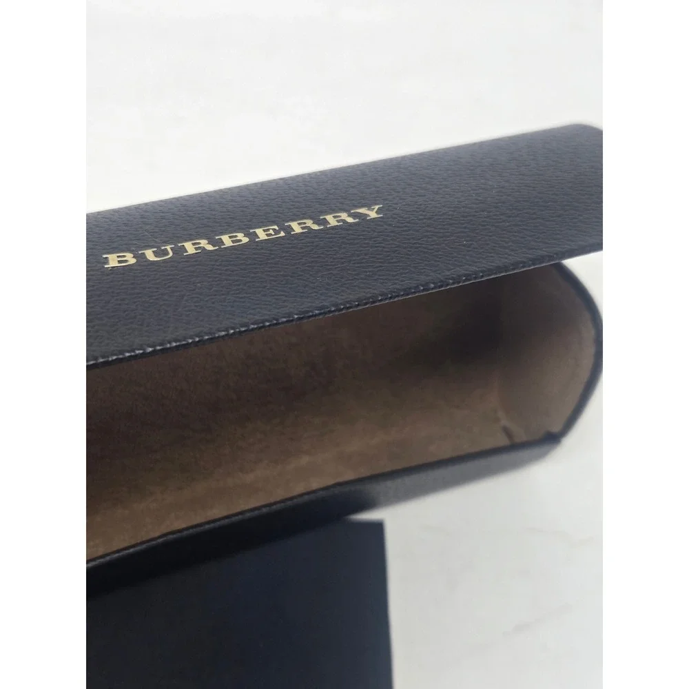 Burberry B 4302 3001/87 Black Check Temple Navigator Sunglasses Italy 56-18-145